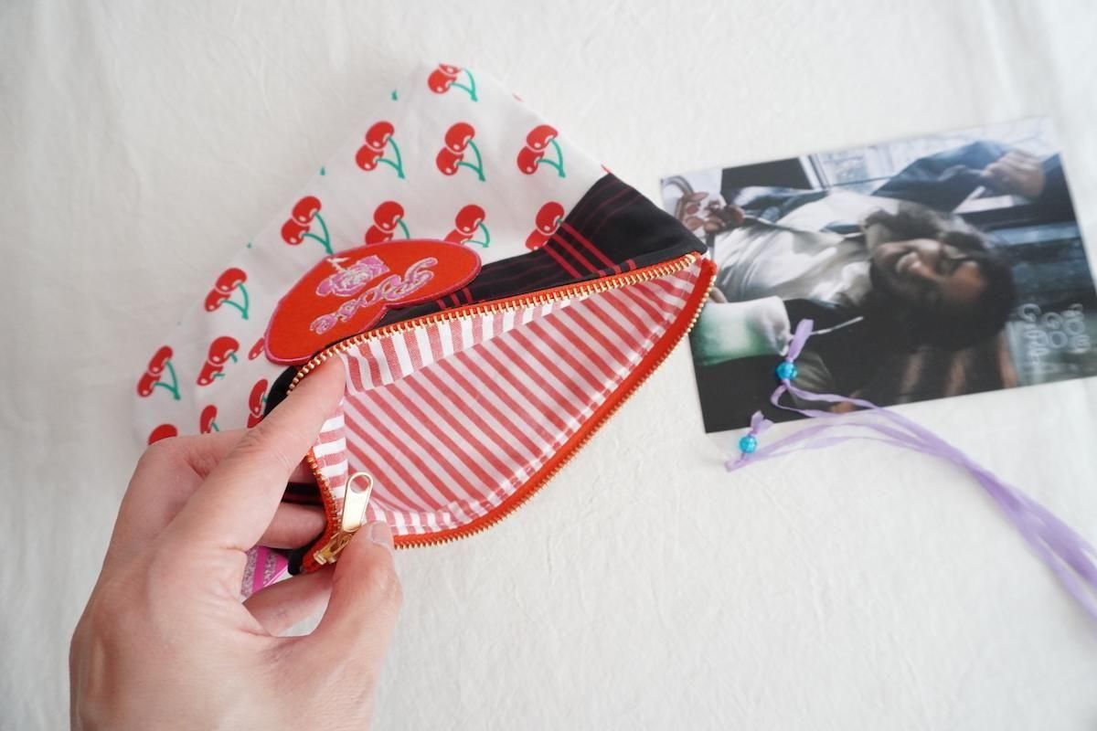 Pouch-L/Cherry x Rose - Shopping - Sophie et Chocolat