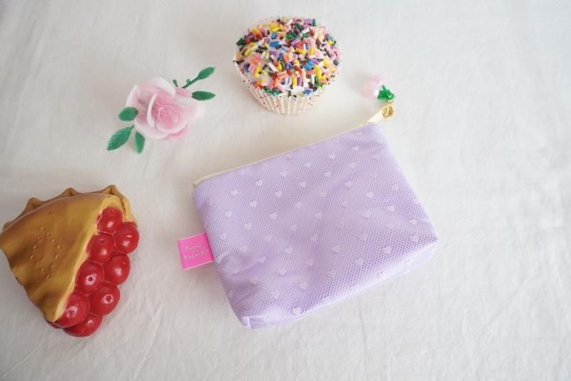 mini Lace Pouch/Purple x Strawberry - Shopping - Sophie et