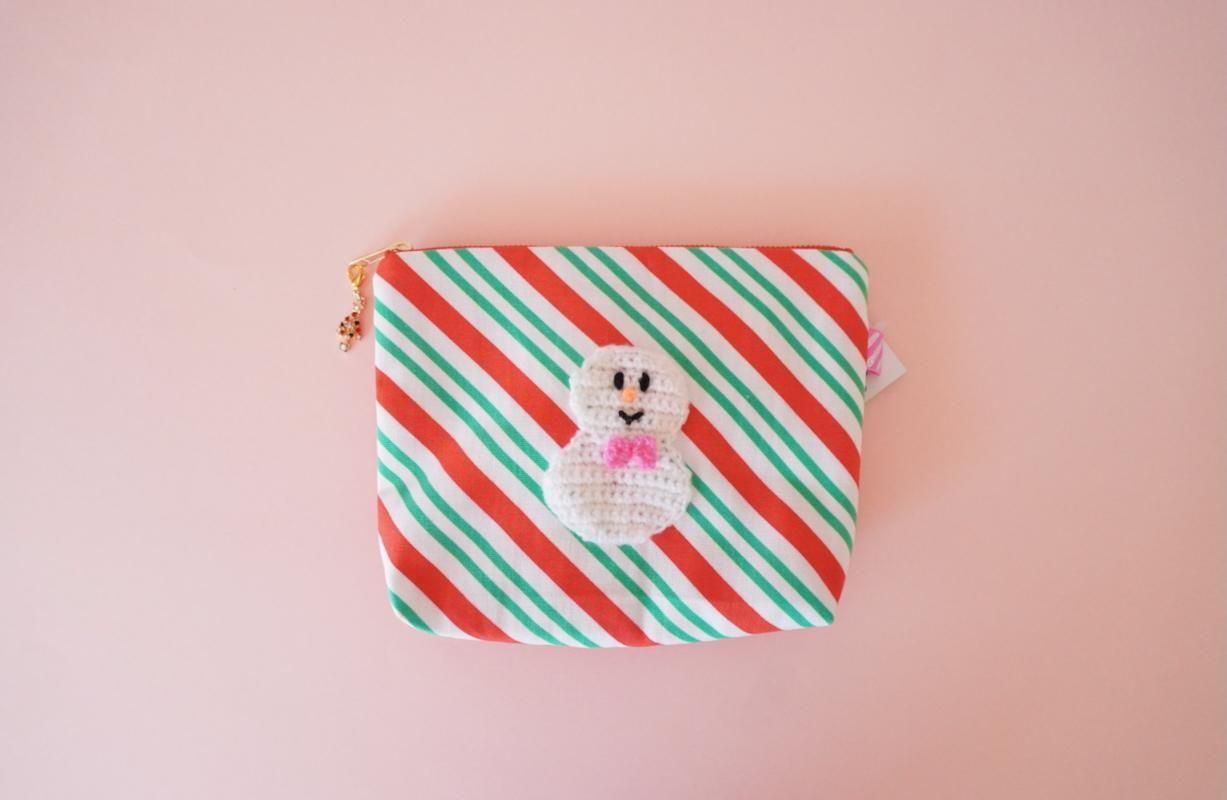 Pouch-L/Snowman - Shopping - Sophie et Chocolat ソフィー エ ショコラ