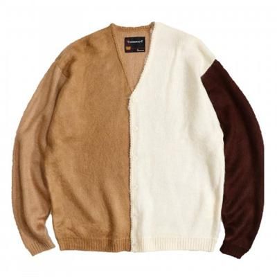 TOWNCRAFT SOLID JAQUARD 70's CARDIGAN / CRAZY - QUESTION TOWNCRAFT SOLID JAQUARD 70's CARDIGAN / CRAZY - QUESTION