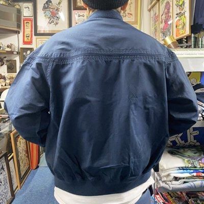 TOWNCRAFT 60S DERBY STYLED JACKET / NAVY - QUESTION MARKS