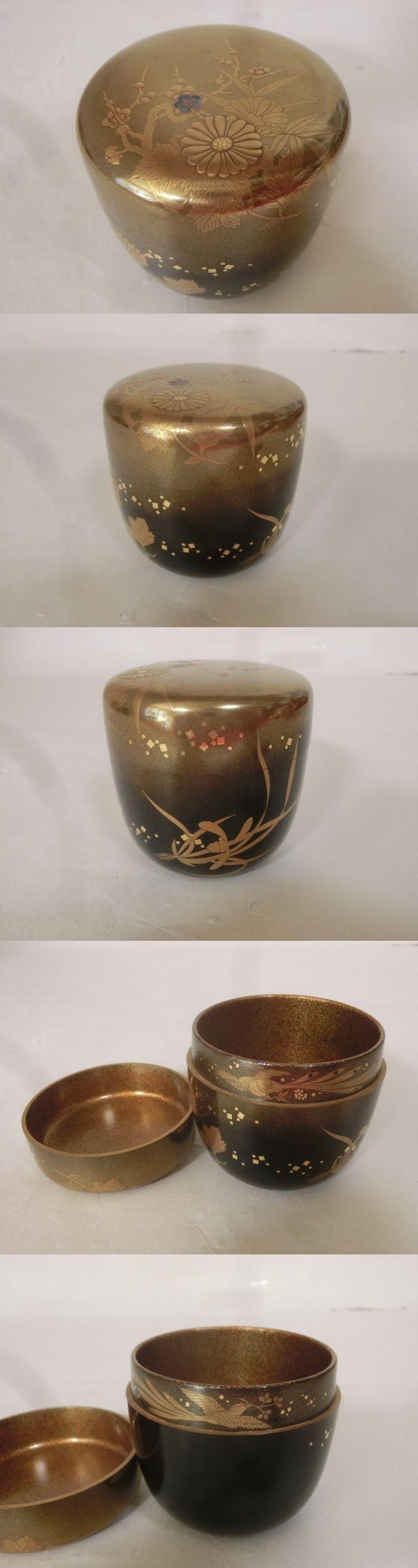 四君子蒔絵大棗 福島一恵 - 茶道具きよ川［茶器・茶道具・掛け軸・美術