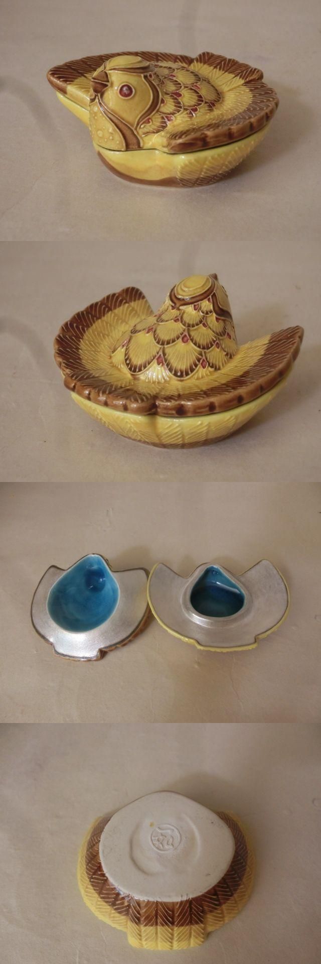 黄交趾福良雀香合 山本一如 - 茶道具きよ川［茶器・茶道具