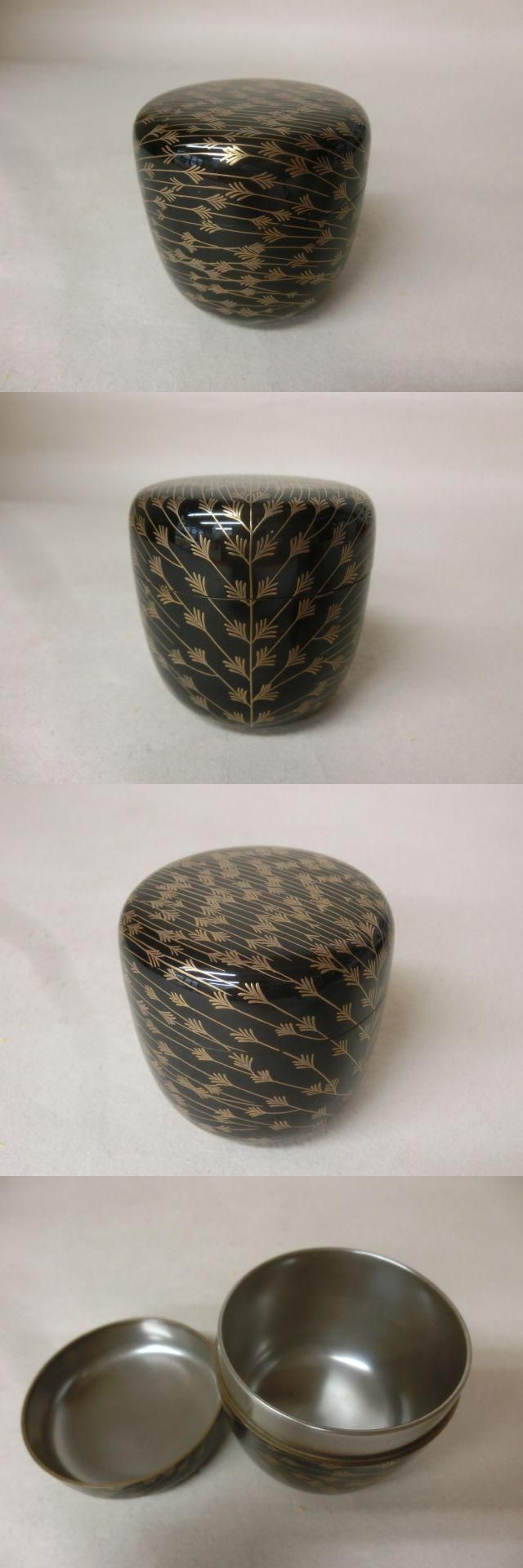 芽張柳蒔絵大棗内銀地 村田宗覚 - 茶道具きよ川[茶器・茶道具 芽張柳蒔絵大棗内銀地 村田宗覚 - 茶道具きよ川[茶器・茶道具