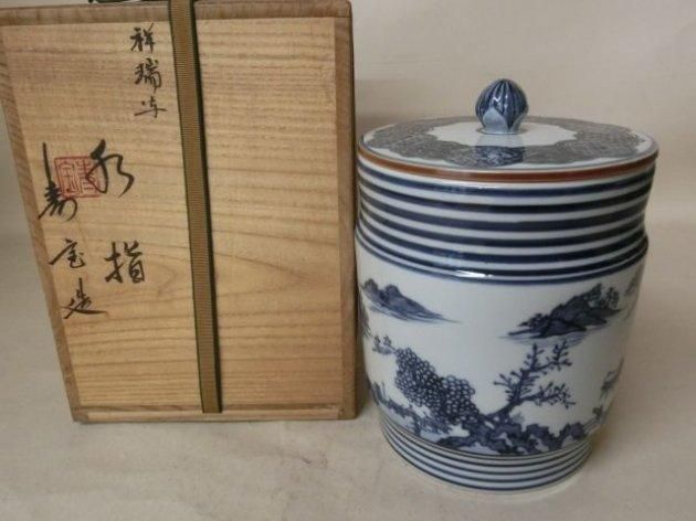 祥瑞写水指 田中寿宝 - 茶道具きよ川［茶器・茶道具・掛け軸
