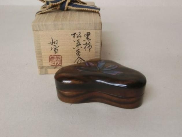 品質が完璧品質が完璧篠原如雪造 蛤香合(共箱) 彫刻 | purcellcom.com