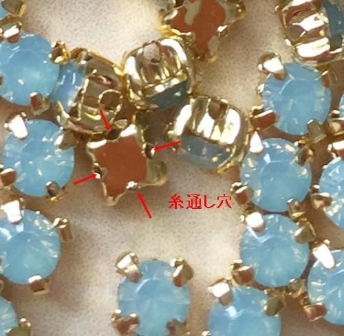 台座付ラインストーン4mm 爪付きストーン全9色20個セット/100個セット