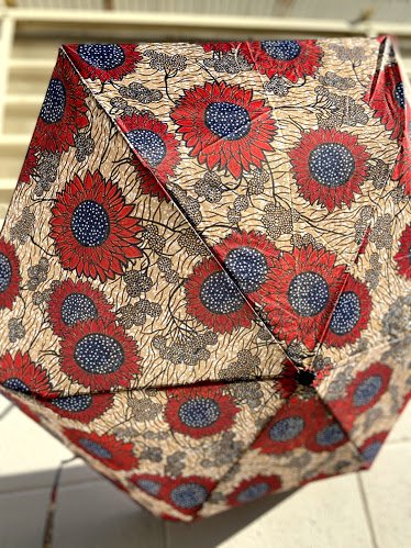 アフリカンプリント　折り畳み傘