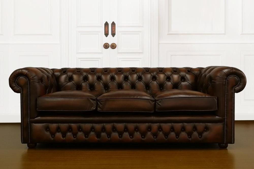 ディスティンクティブ チェスターフィールド エセックス 3シーター ソファ エセックス 3シーター チェスターフィールドソファ アンティーク