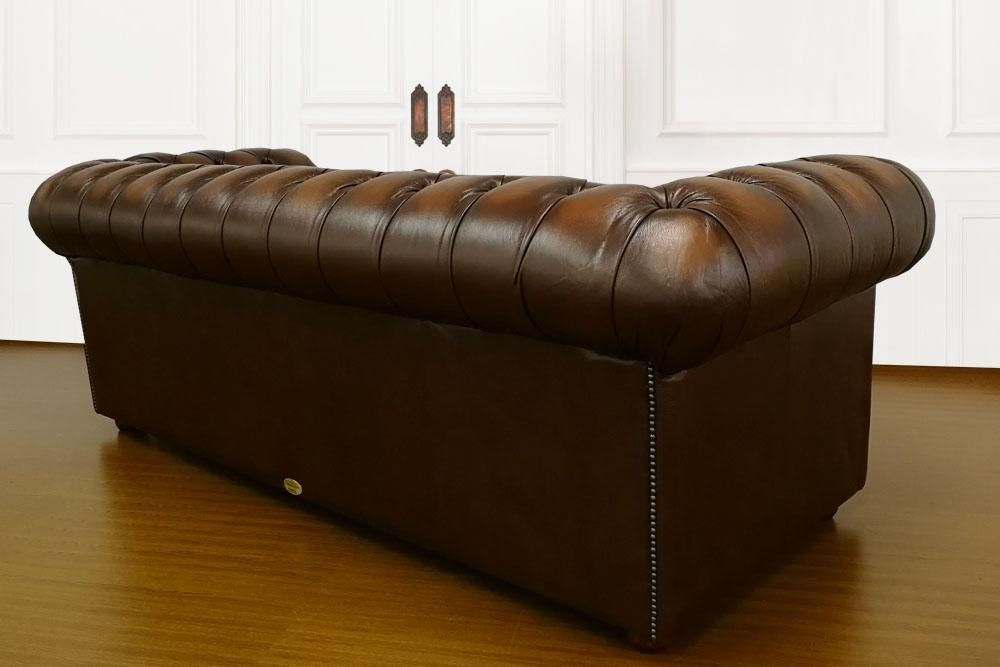 エセックス 3シーター チェスターフィールドソファ アンティーク