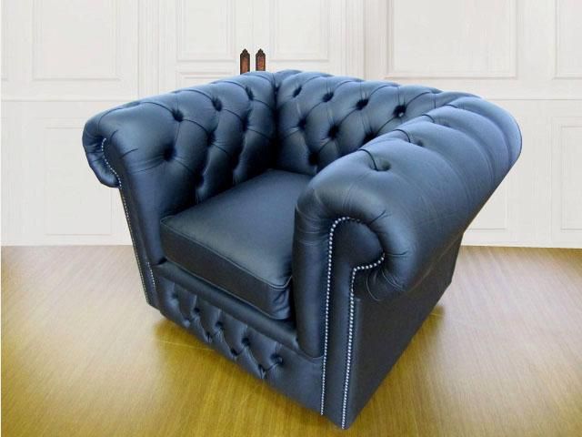 エセックス チェスターフィールドソファ ハウスブラック 3点