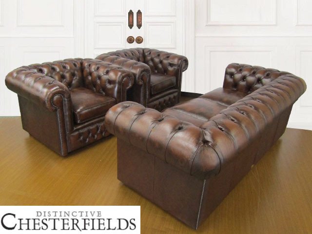 アンティークソファ3点セット