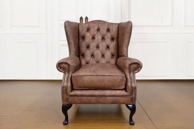 鋲打☆最高級 チェスターフィールド　英国　本革チェア☆最高の逸品☆補償付　送料込 楽天市場】1人掛けチェスターフィールドソファー 総革張り