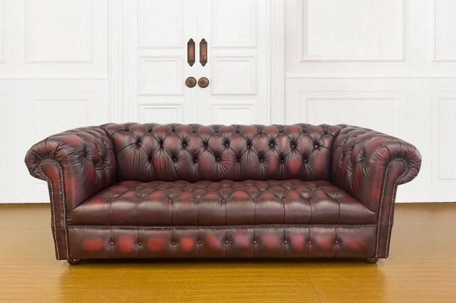 w.a チェスターフィールド ソファ ウインザー 3シーター チェスターフィールドソファ - ディスティン