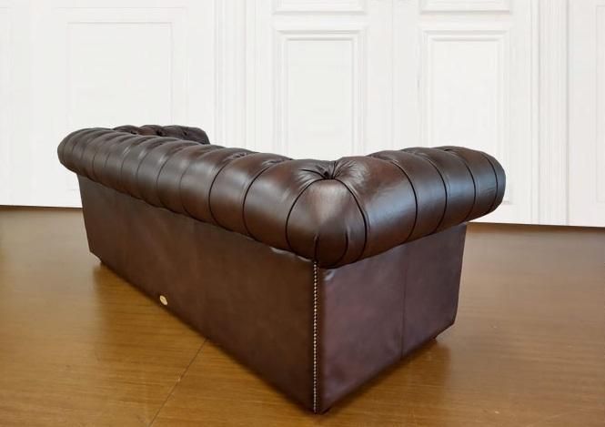 エセックス 3シーター チェスターフィールドソファ アンティーク