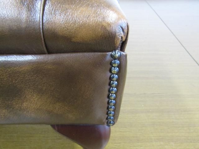 リーガル フットスツール アンティークブラウン - ディスティン