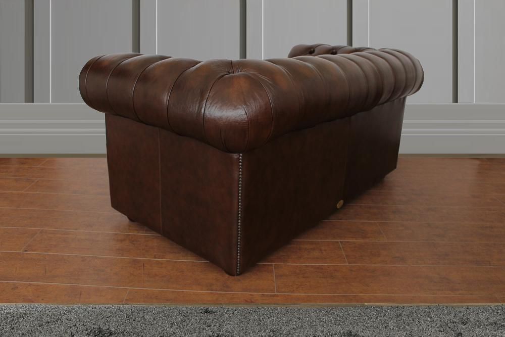 ウインザー 2シーター チェスターフィールドソファ アンティーク