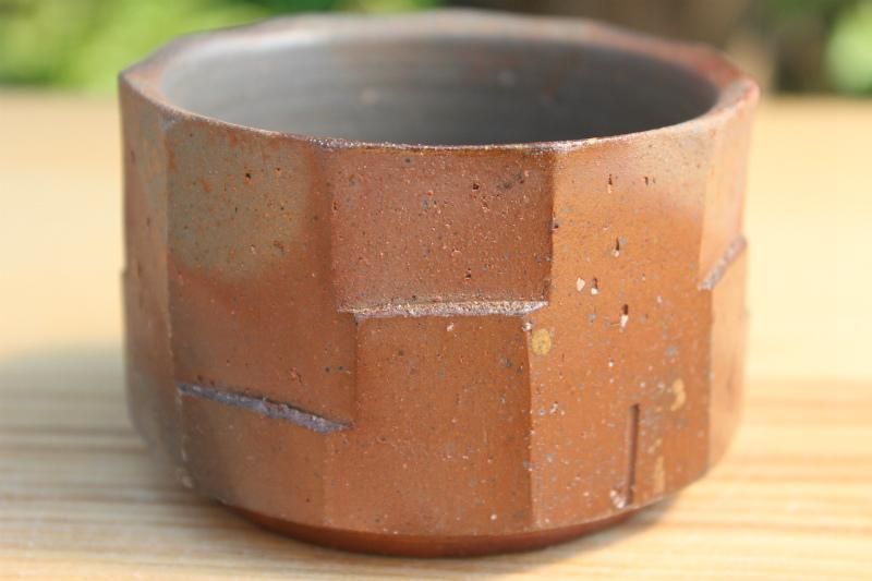 備前焼】 原田良二 | 面取フリーカップ - 備前焼/和食器/牡蠣