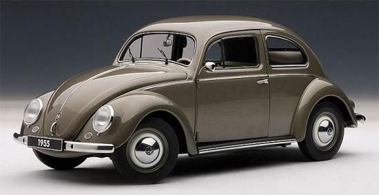 自動車 AUTOartVolkswagenBeetle1200Limousine1955 オートアートモデルカー1955 Volkswagen 1200 Beetle Diecast