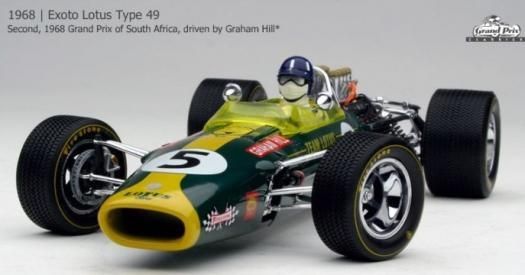 エグゾト 1/18 モデルカー 1968 #5 ロータス フォード 49 エグゾト 1/18 モデルカー 1968 #5 ロータス フォード 49