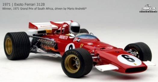 エグゾト 1/18 モデルカー 1971 フェラーリ 312B #6 南アフリカ エグゾト 1/18 モデルカー 1971 フェラーリ 312B #6 南アフリカ