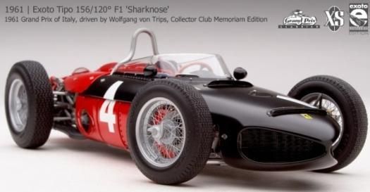 エグゾト 1/18 モデルカー 1961 #4 フェラーリ Tipo イタリアGP