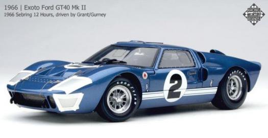 EXOTO エグゾト 1/10 フォード GT40 MKⅡ 1966