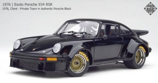 1/18エグゾト ポルシェ1976 934 RSR 、ポルシェ935 Turbo