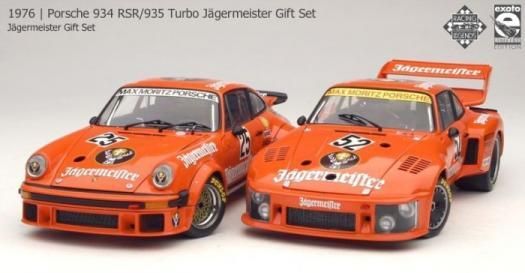 エグゾト 1/18 モデルカー 1976 ポルシェ 934 RSR 935 ターボ ギフトセット