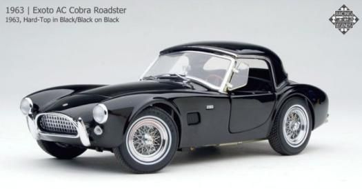 エグゾト 1/18 モデルカー 1963 AC コブラ ロードスター ハード