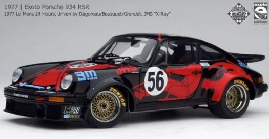 エグゾト 1/18 モデルカー 1977 #56 ポルシェ 934 RSR X-Ray エグゾト 1/18 モデルカー 1977 #56 ポルシェ 934 RSR X-Ray