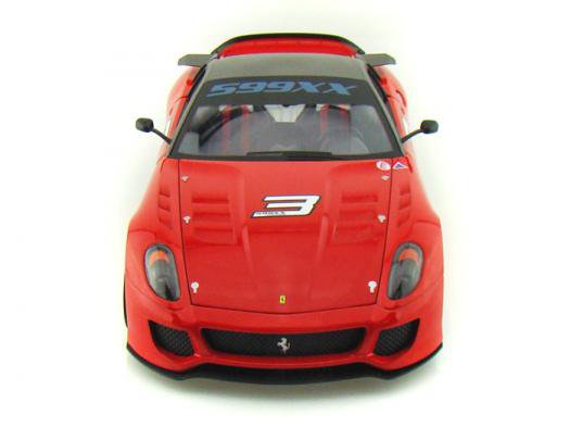 1/18 モデルカー hot wheels Ferrari フェラーリ 599XX #3 Red