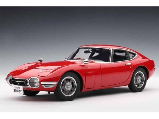 オートアート 1/18 モデルカー Toyota 2000 GT Coupe Upgraded 1/18 Red