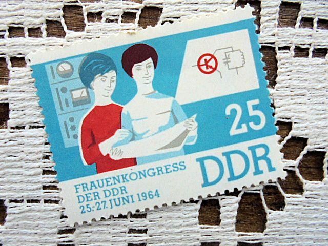 DDR/東ドイツ 女性会議 3種：1964年 | レトロな旧東ドイツの切手