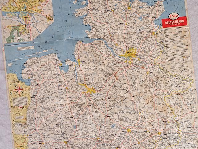 東西ドイツ/古地図26枚□ビンテージ/1960年代 - 古地図