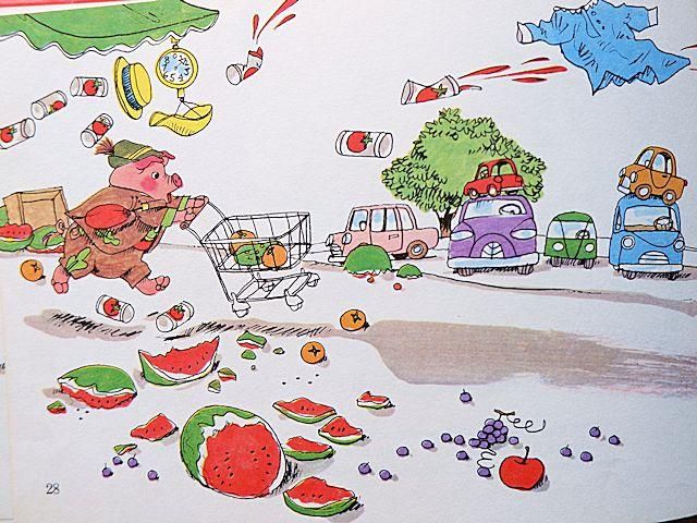 リチャード・スキャリー　Richard Scarry 子供用絵本 リチャード・スキャリーの絵本 | The Supermarket Mystery