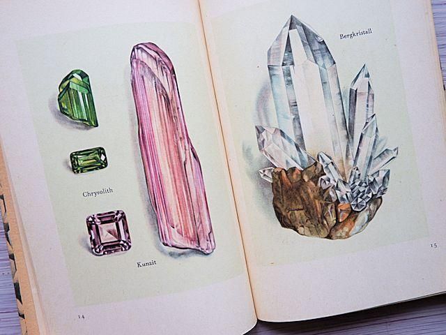 インゼル文庫 No. 54　小さな鉱物の本　宝石　撮影小物　ディスプレイ洋書 Das kleine Buch der Edelsteine 小さな鉱物の本 (インゼル文庫N
