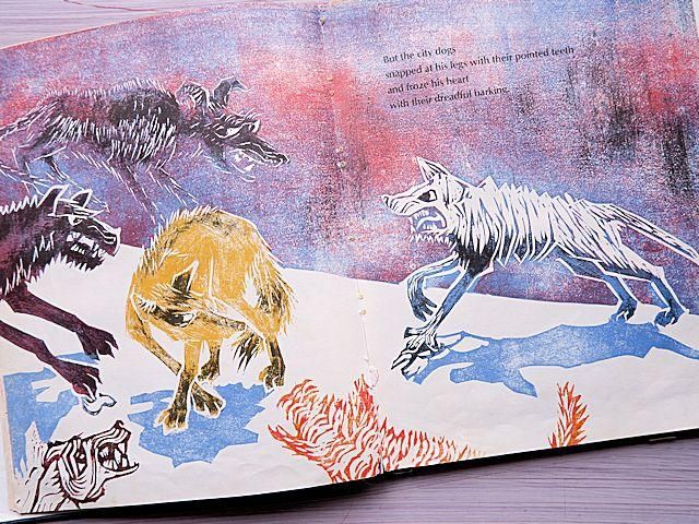 THE BLUE JACKAL | Marcia Brown - 外国の古くてかわいい絵本たち つい