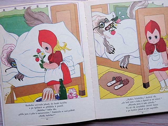 CERVENA KARKULKA | Jitka Novakova - 外国の古くてかわいい絵本