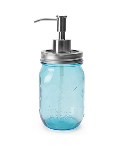 IMPORT / Ball mason Jar Soap Dispenser “Blue”