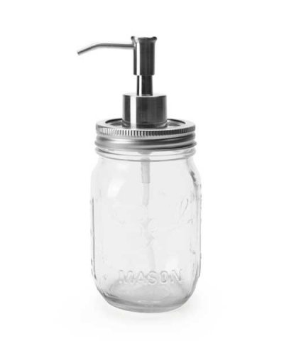 IMPORT / Ball mason Jar Soap Dispenser “Clear”