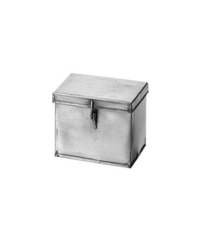 PUEBCO / STEEL CONTAINER WITH PARTITION Small Natural