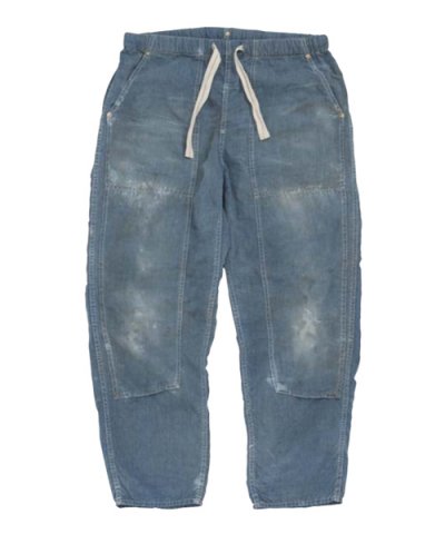 ANACHRONORM / W KNEE EASY PANT - INDIGO(AZING WASH)