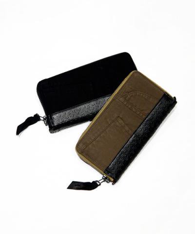 Patch Hedron Zip Long Wallet