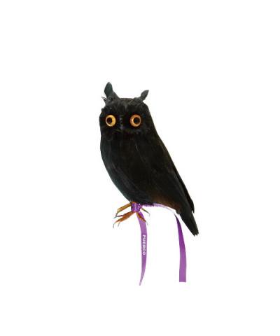 PUEBCO / ARTIFICIAL BIRDS Owl - BLACK