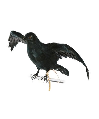 ARTIFICIAL BIRDS Flying Crow / PUEBCO