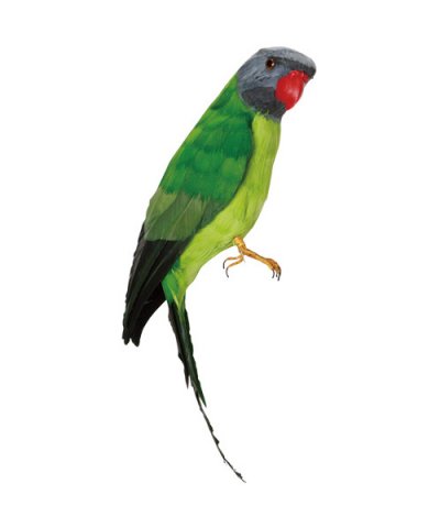 PUEBCO / ARTIFICIAL BIRDS Green Parrot