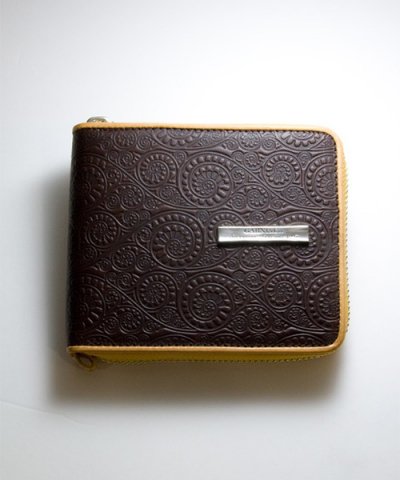 GARNI / '10 Vine Patten Zip Fold Wallet