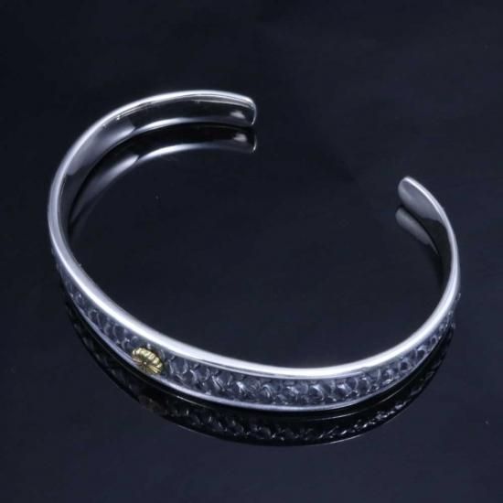 魚戯蓮葉間　黄龍玉バングル 魚戯蓮葉間 黄龍玉バングル