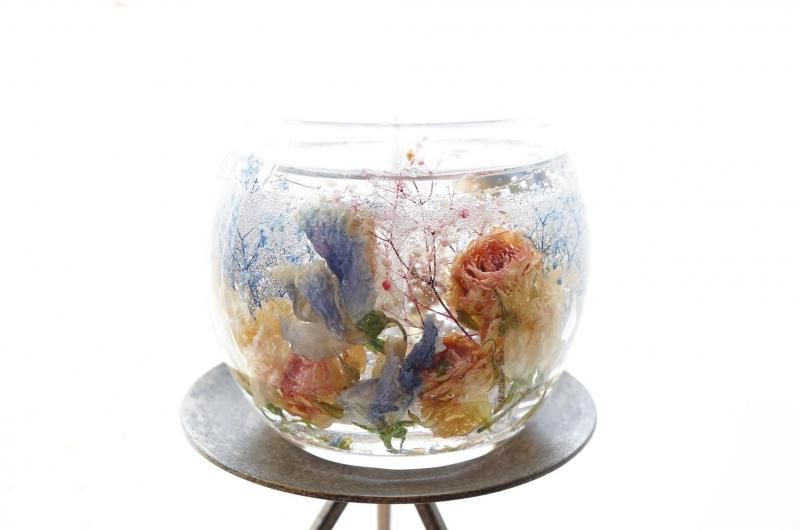 Crystal bouquet blue 